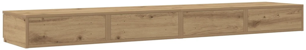 Lovos stalčiai Amatininkų ąžuolas 200 x 36,5 x 16,5 cm