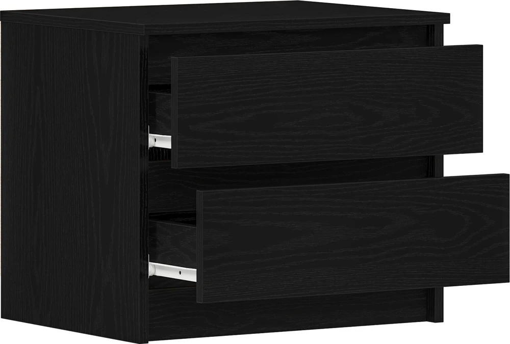 Šalia lovos spintelė Juodas ąžuolas 50 x 40 x 43,5 cm