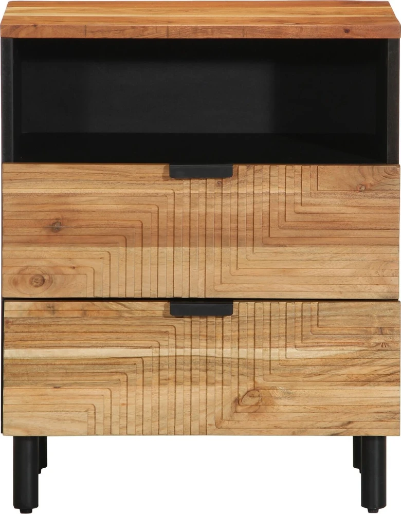 Lovos spintelė Ruda 50 x 33 x 62 cm Kietos akacijos mediena