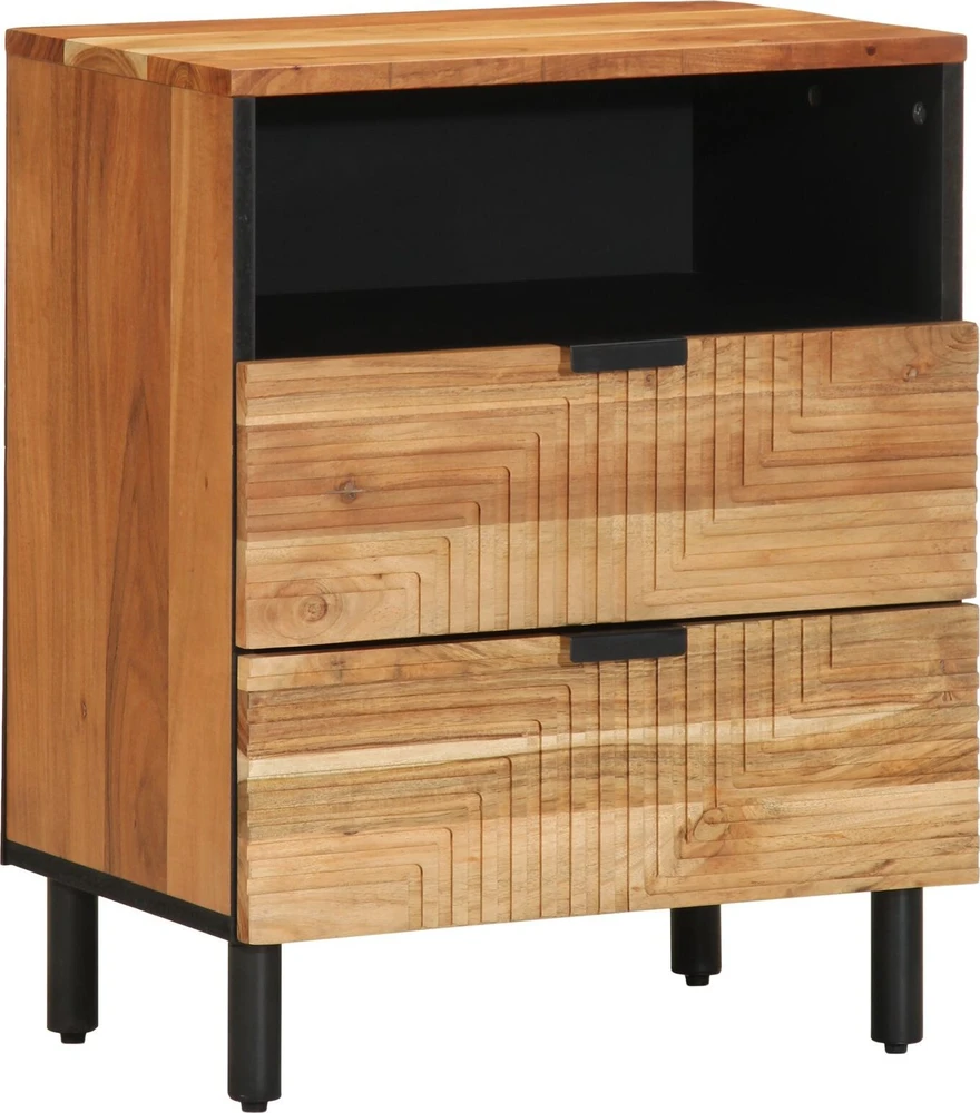 Lovos spintelė Ruda 50 x 33 x 62 cm Kietos akacijos mediena