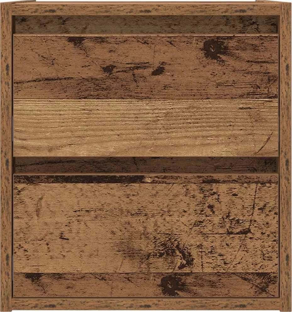 Sieninė spintelė prie lovos, medienos, 38x34x40 cm
