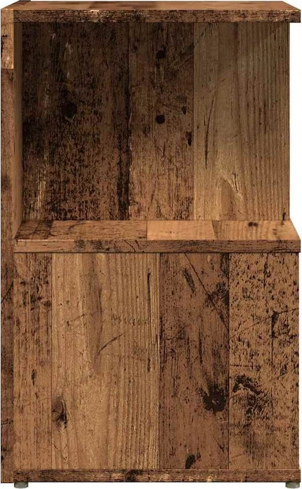 Spinta prie lovos Old Wood 35x35x55 cm Engineered Wood