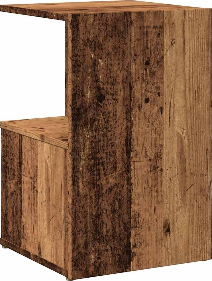 Spinta prie lovos Old Wood 35x35x55 cm Engineered Wood
