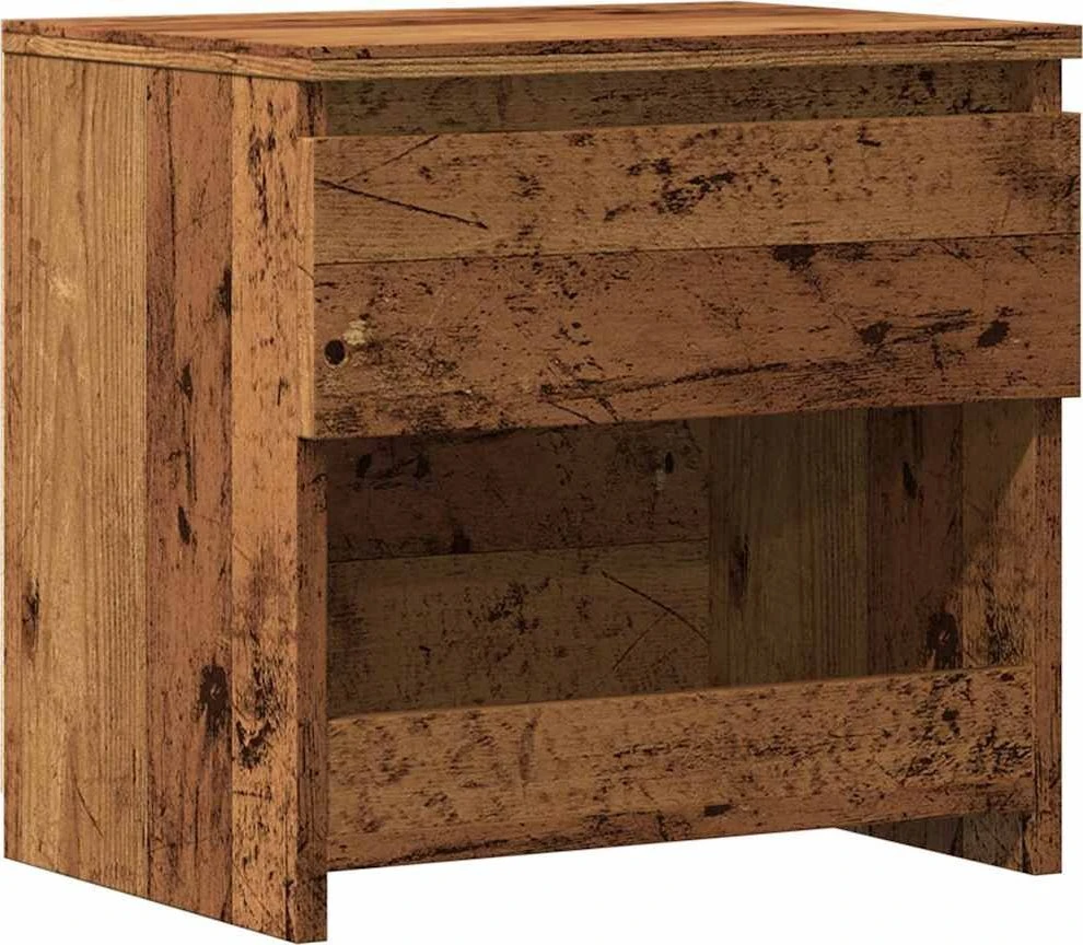 Spintelė prie lovos Old Wood 40x30x39 cm Engineered Wood