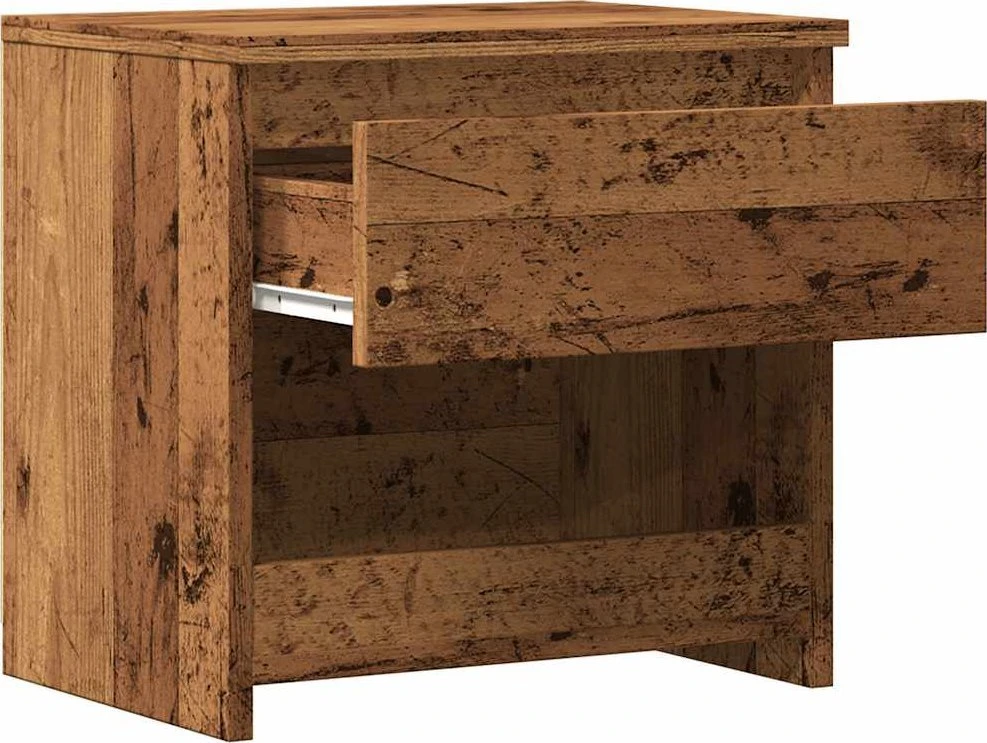 Spintelė prie lovos Old Wood 40x30x39 cm Engineered Wood