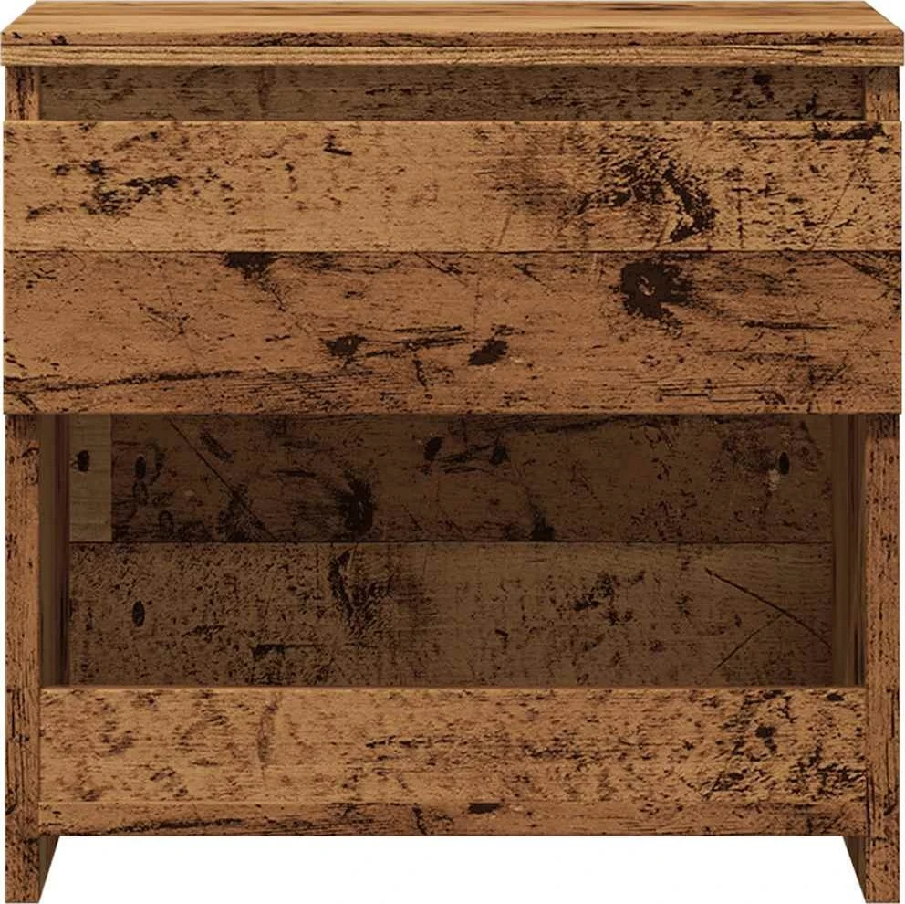 Spintelė prie lovos Old Wood 40x30x39 cm Engineered Wood