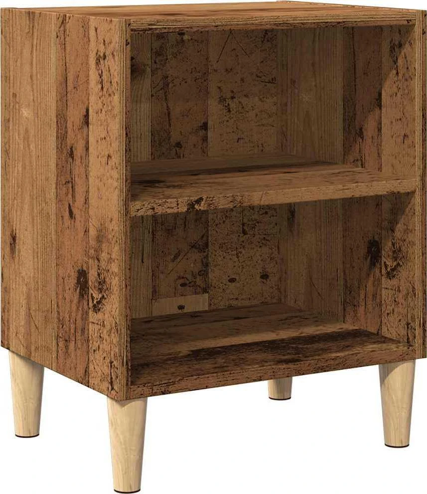 Spintelė prie lovos Old Wood 40x30x50 cm Inžinierinė mediena