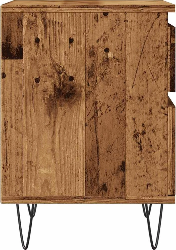 Naktinė spintelė, medienos, 40x35x50cm, apdirbta mediena