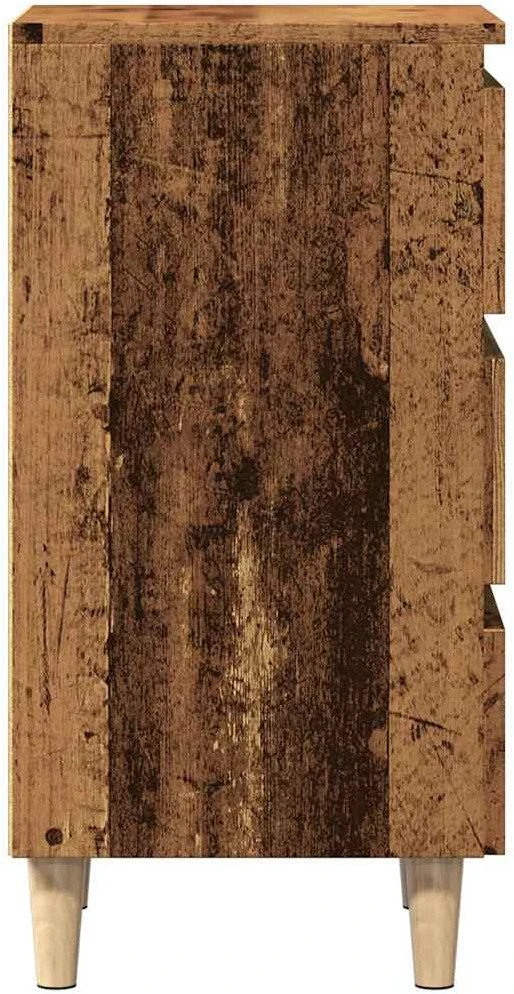 Spintelė prie lovos Old Wood 40x35x69 cm Engineered Wood