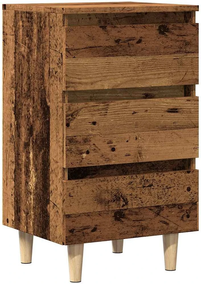 Spintelė prie lovos Old Wood 40x35x69 cm Engineered Wood
