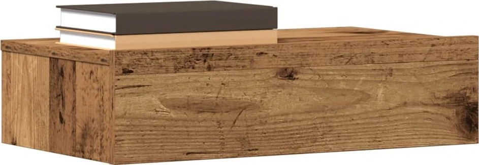 Spintelė prie lovos Old Wood 60x35 cm Engineered Wood