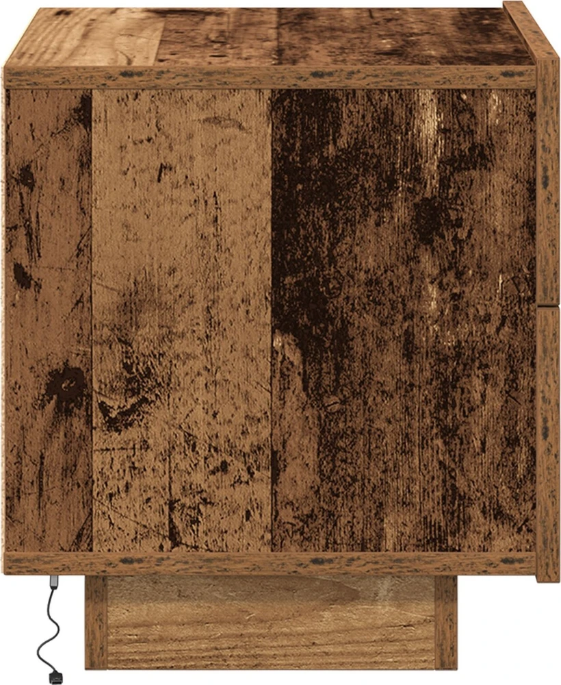 Šalia lovos spintelė Senas medis 70 x 36 x 40,5 cm.