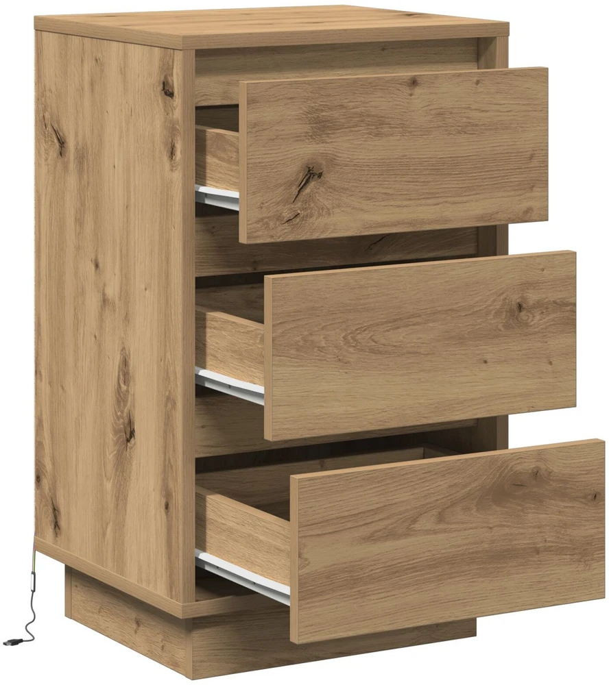 Šalia lovos spintelė Amatininkų ąžuolas 39 x 34,5 x 65 cm