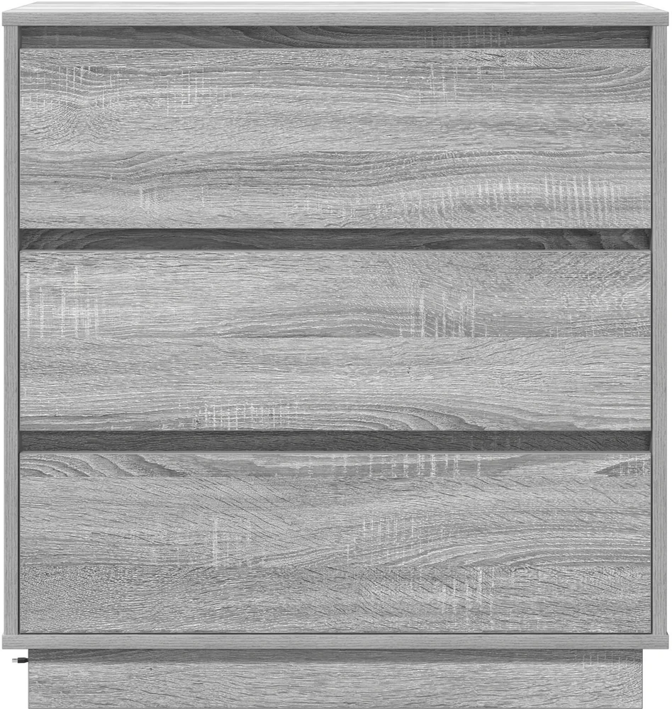 Šalia lovos spintelė Pilka 71 x 34,5 x 75 cm Apdirbta mediena