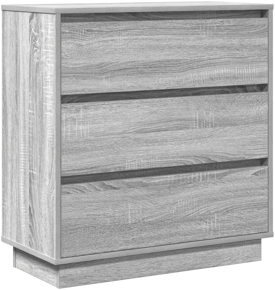 Šalia lovos spintelė Pilka 71 x 34,5 x 75 cm Apdirbta mediena