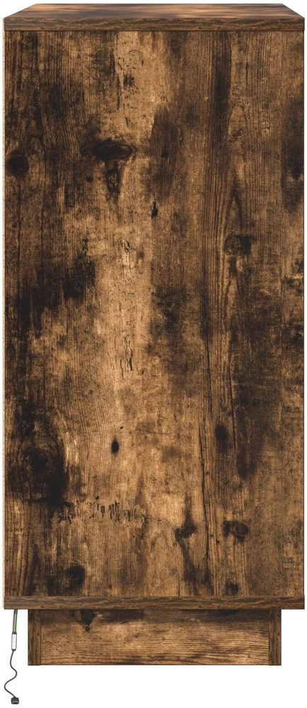 Šalia lovos spintelė Rūkyta ąžuolas 71 x 34,5 x 75 cm