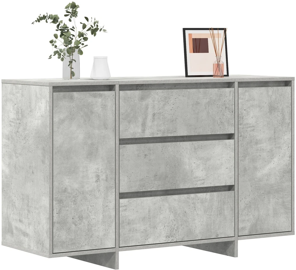 Kabalas Betono pilka 120 x 41 x 75 cm Apdirbta mediena