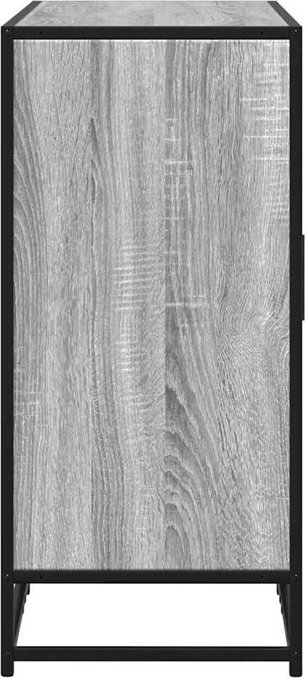 Šoninė spintelė, pilka ąžuolo, 92x35x76cm, apdirbta mediena