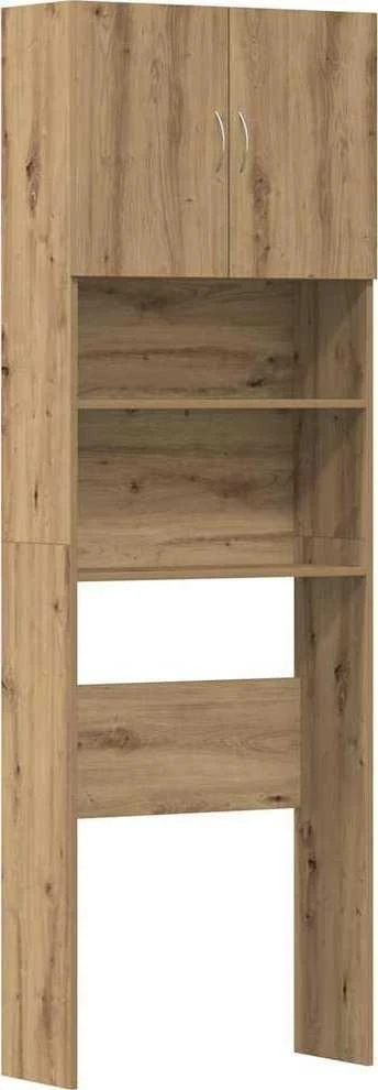 skalbimo mašinos spintelė Artisan ąžuolas 64x24x190 cm