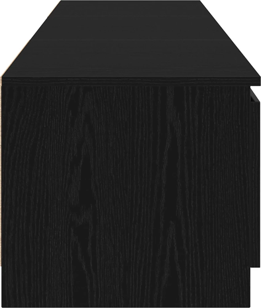 TV staliukas Televizoriaus spintelė 140 x 38,5 x 36 cm Juodas ąžuolas