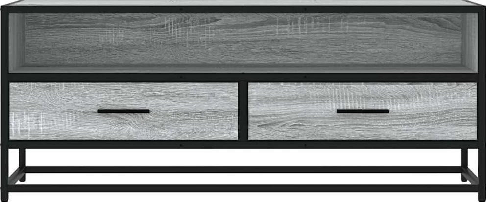 TV staliukas Televizoriaus spintelė, pilka, 100x34,5x40cm, mediena/metalas