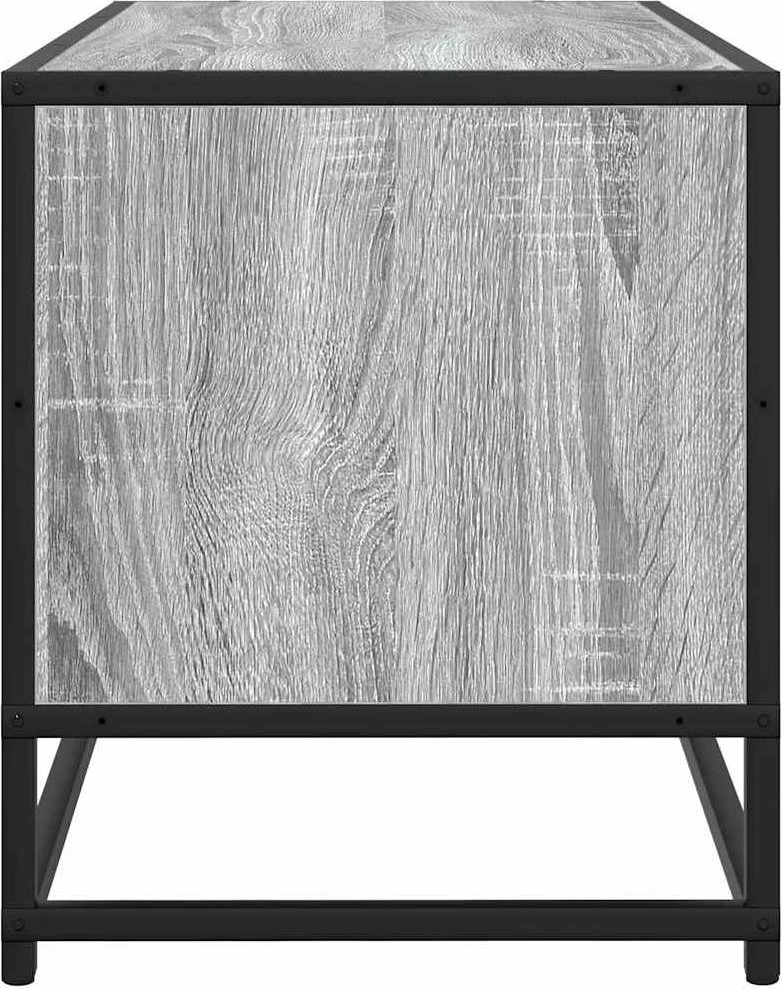 TV staliukas Televizoriaus spintelė, pilka, 100x34,5x40cm, mediena/metalas