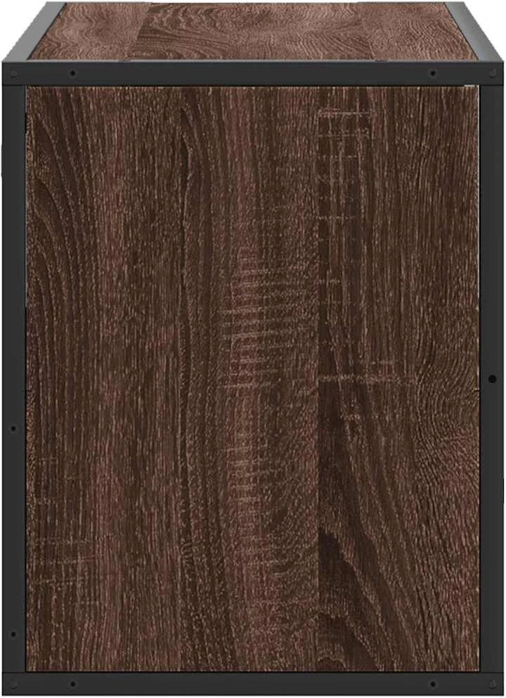 TV staliukas Televizoriaus spintelė, ruda, 80x31x39,5cm, mediena/metalas