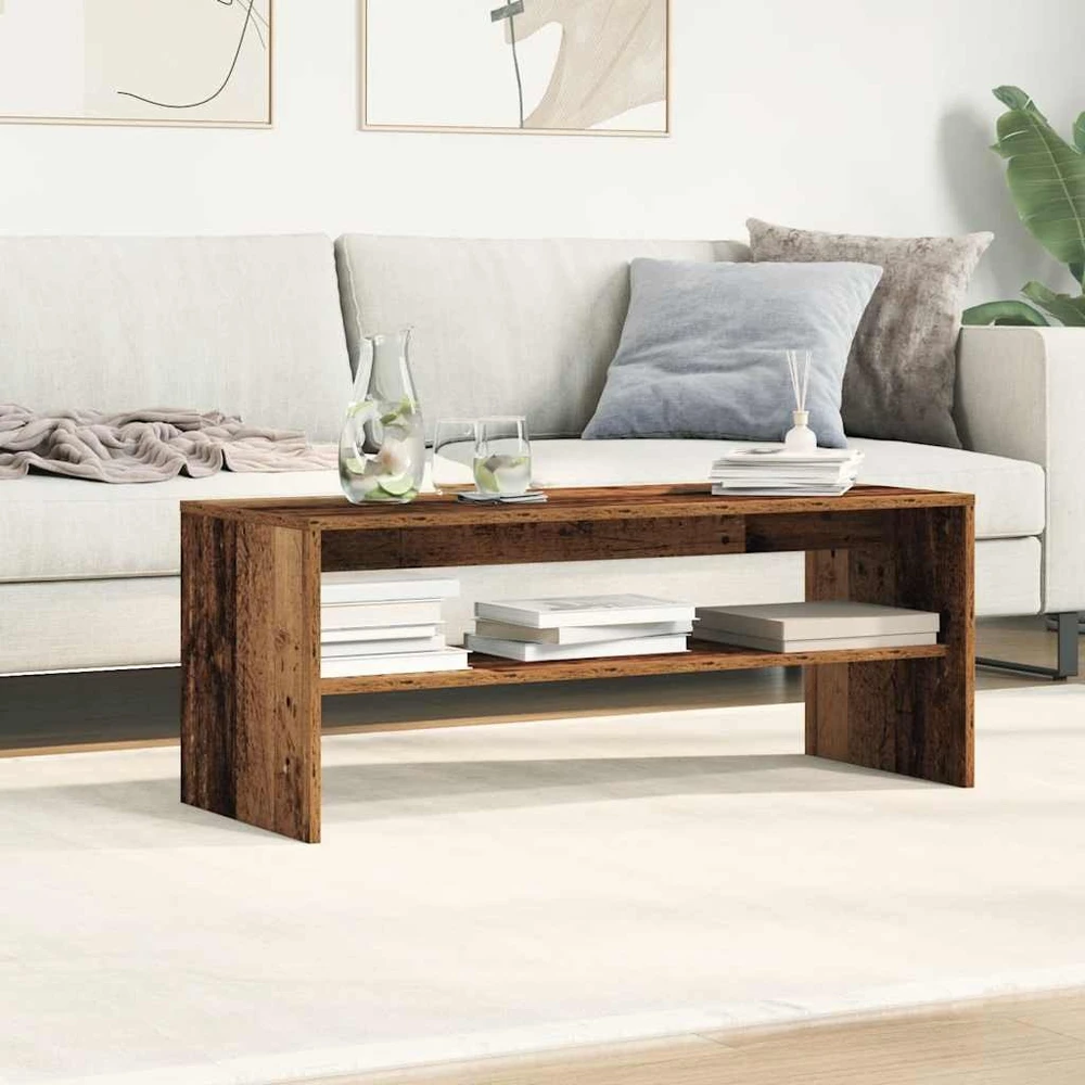 TV staliukas televizoriaus spintelė Old Wood 100x40x40 cm Engineered Wood