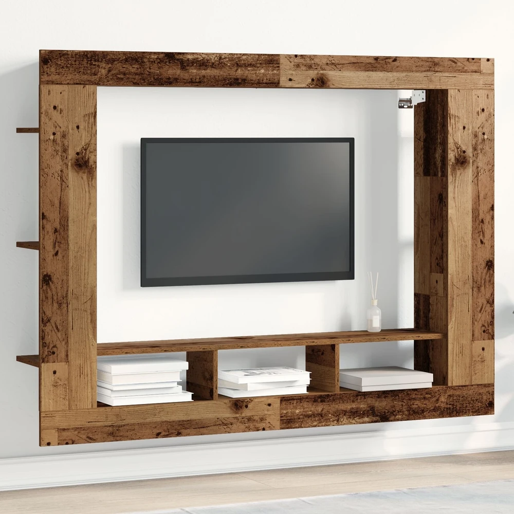 TV staliukas Televizoriaus spintelė 152 x 22 x 113 cm Sena mediena