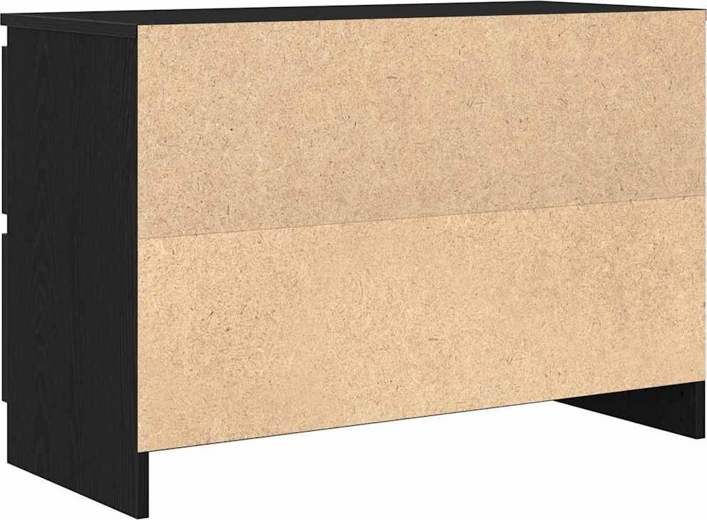 TV staliukas Televizoriaus spintelė, juodos spalvos, 80x35x54 cm, mediena
