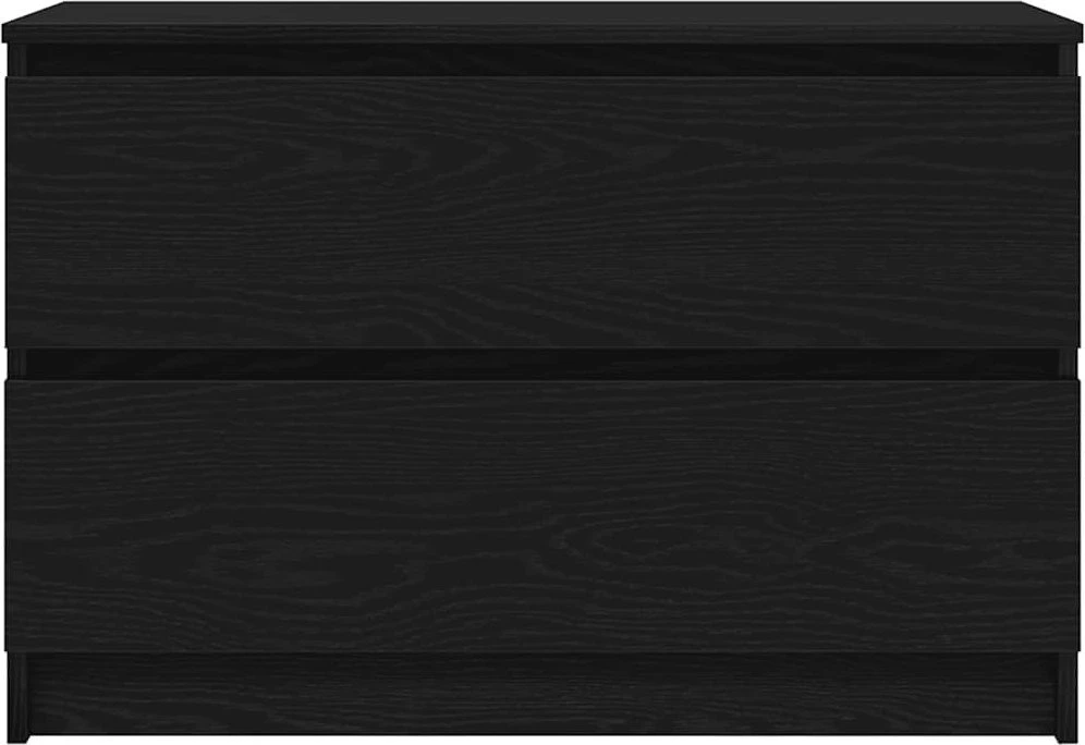 TV staliukas Televizoriaus spintelė, juodos spalvos, 80x35x54 cm, mediena