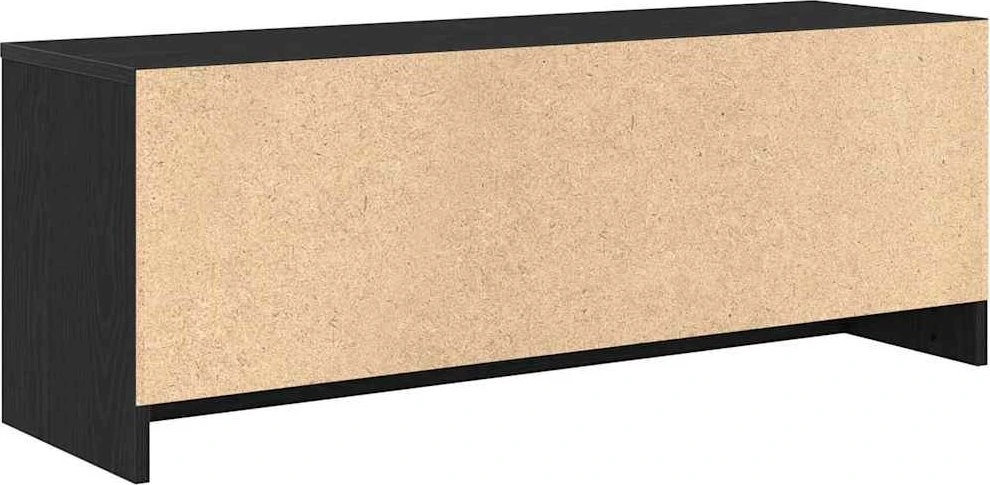TV staliukas TV spintelė, juodo ąžuolo spalvos, 102x30x37,5 cm, inžinerinė mediena