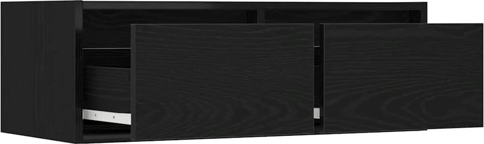 TV staliukas Televizoriaus spintelė su LED apšvietimu, 75x35,5x25 cm