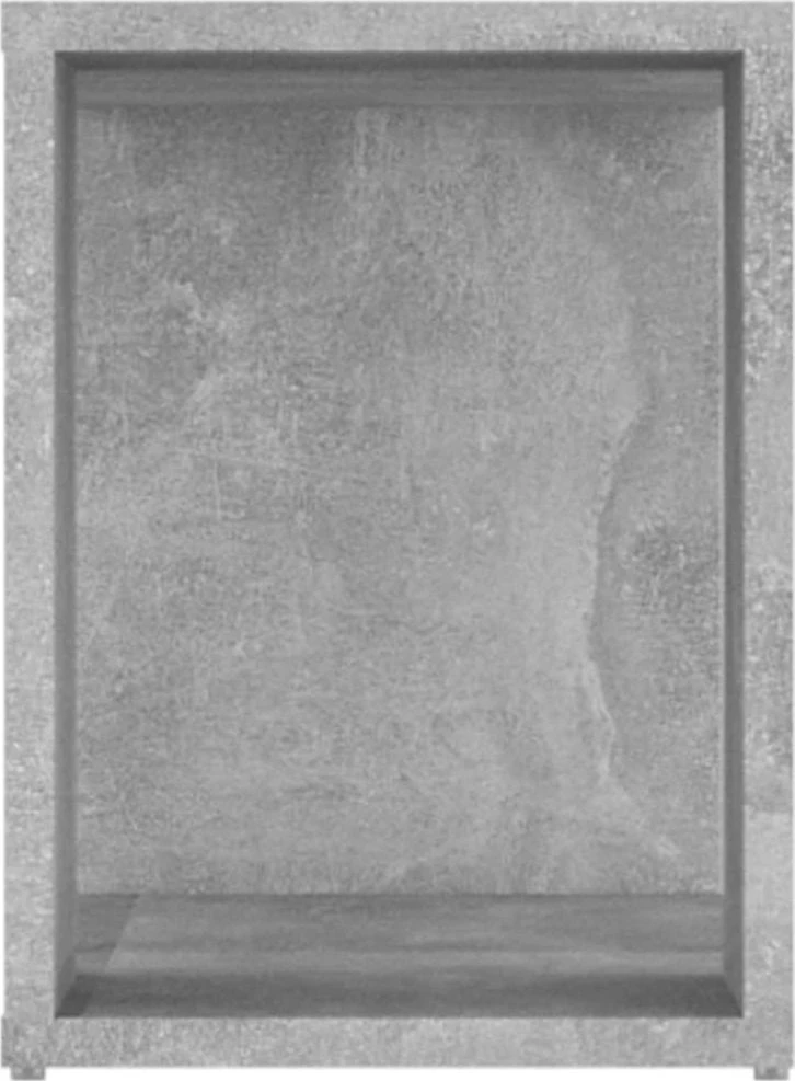 TV staliukas Televizoriaus spintelė, betono pilkos spalvos, 80x24x32cm, MDP