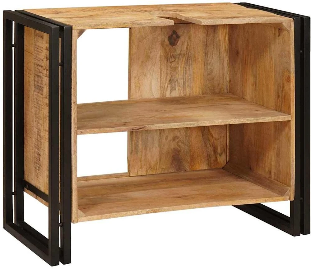 Praustuvo spintelė Ruda 71 x 33 x 58 cm Kietas mango medis
