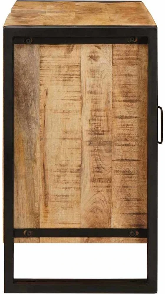 Praustuvo spintelė Ruda 71 x 33 x 58 cm Kietas mango medis