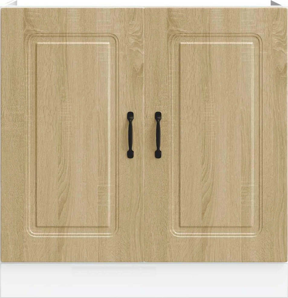 kriauklės pagrindo spintelė, Kalmar, ąžuolo, 80x46x81,5 cm