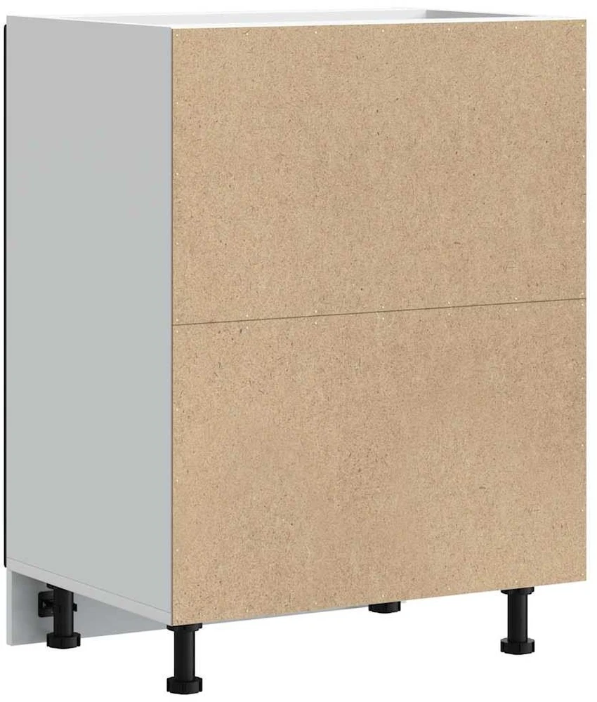 kriauklės pagrindo spintelė "Lucca" Juodas Engineered Wood