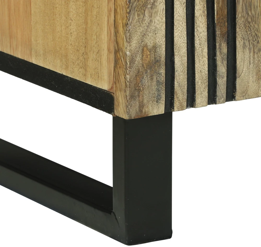 TV staliukas TV vienetai 105 x 33 x 46 cm Ruda Apdirbta mediena