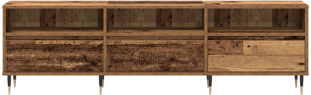 TV staliukas Televizoriaus spintelė 150 x 30 x 45 cm Senovinis medis