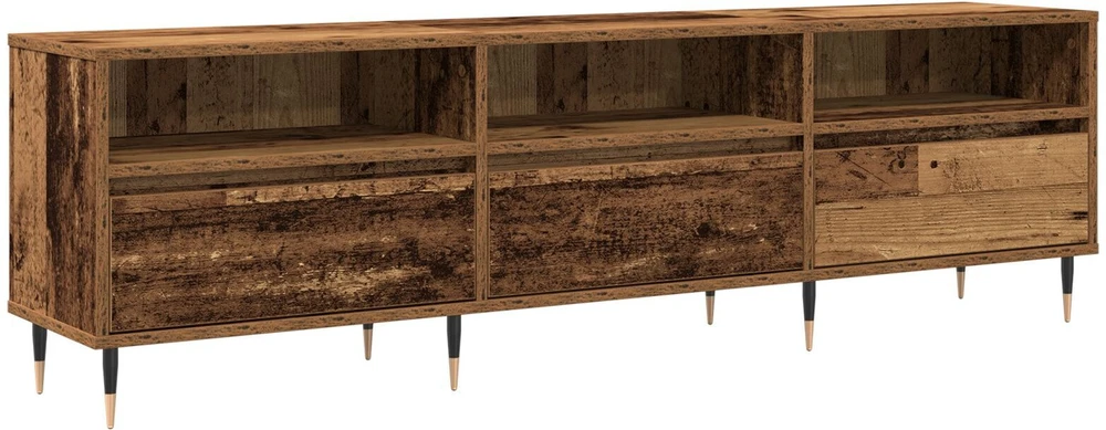 TV staliukas Televizoriaus spintelė 150 x 30 x 45 cm Senovinis medis