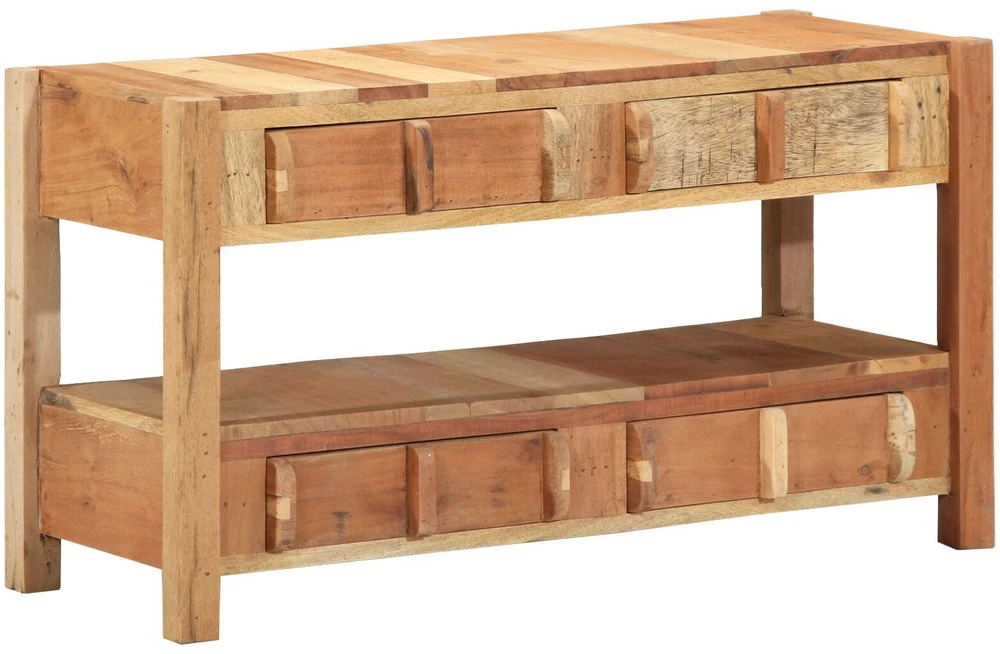 TV staliukas Televizoriaus spintelė su stalčių Ruda 83 x 33 x 46 cm