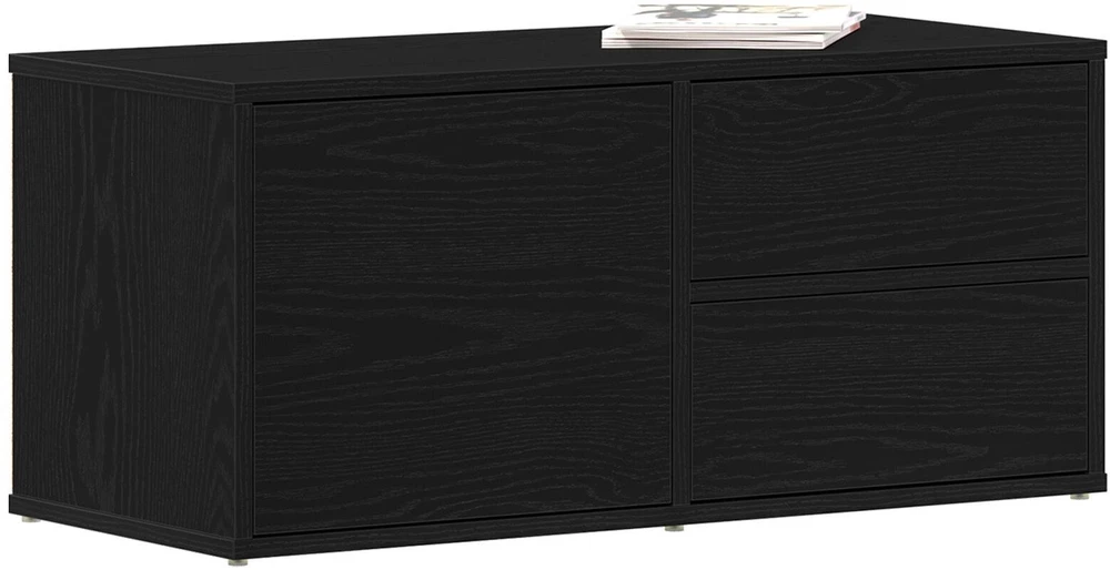 TV staliukas Televizoriaus spintelė 80 x 34 x 36 cm Juodas ąžuolas