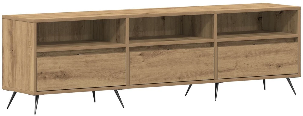 TV staliukas Televizoriaus spintelė 150 x 30 x 44,5 cm artisano ąžuolo