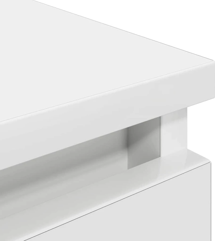 TV staliukas Televizoriaus spintelė, balta, 100x35x54 cm, apdirbta mediena