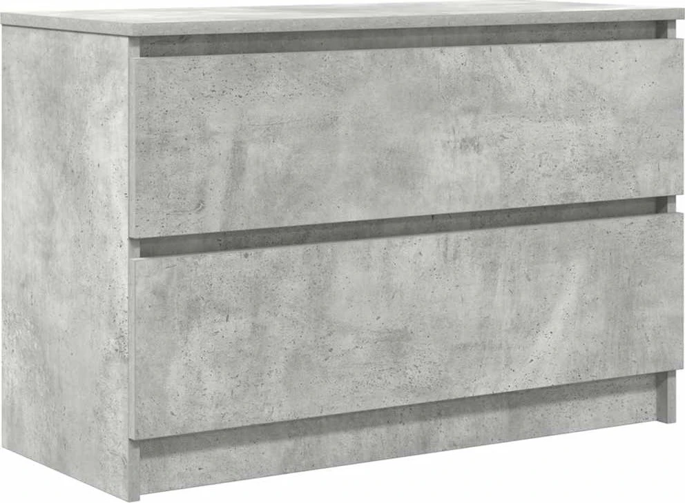 TV staliukas Televizoriaus spintelė, betono pilka, 80x35x54 cm, mediena