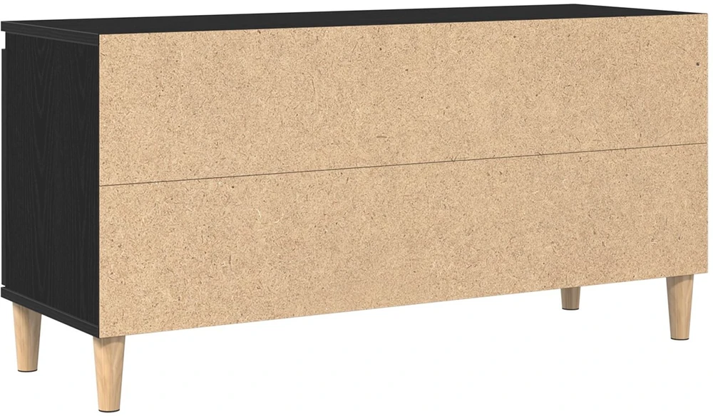 TV staliukas Televizoriaus spintelė 102 x 35 x 50 cm Juodas ąžuolas