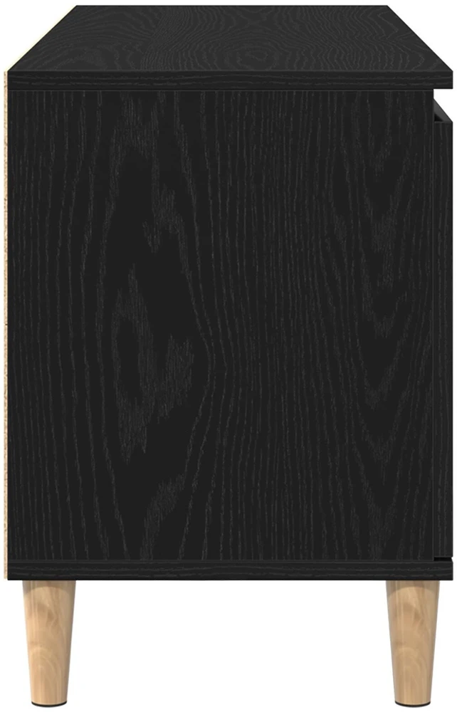 TV staliukas Televizoriaus spintelė 102 x 35 x 50 cm Juodas ąžuolas