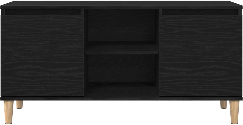 TV staliukas Televizoriaus spintelė 102 x 35 x 50 cm Juodas ąžuolas
