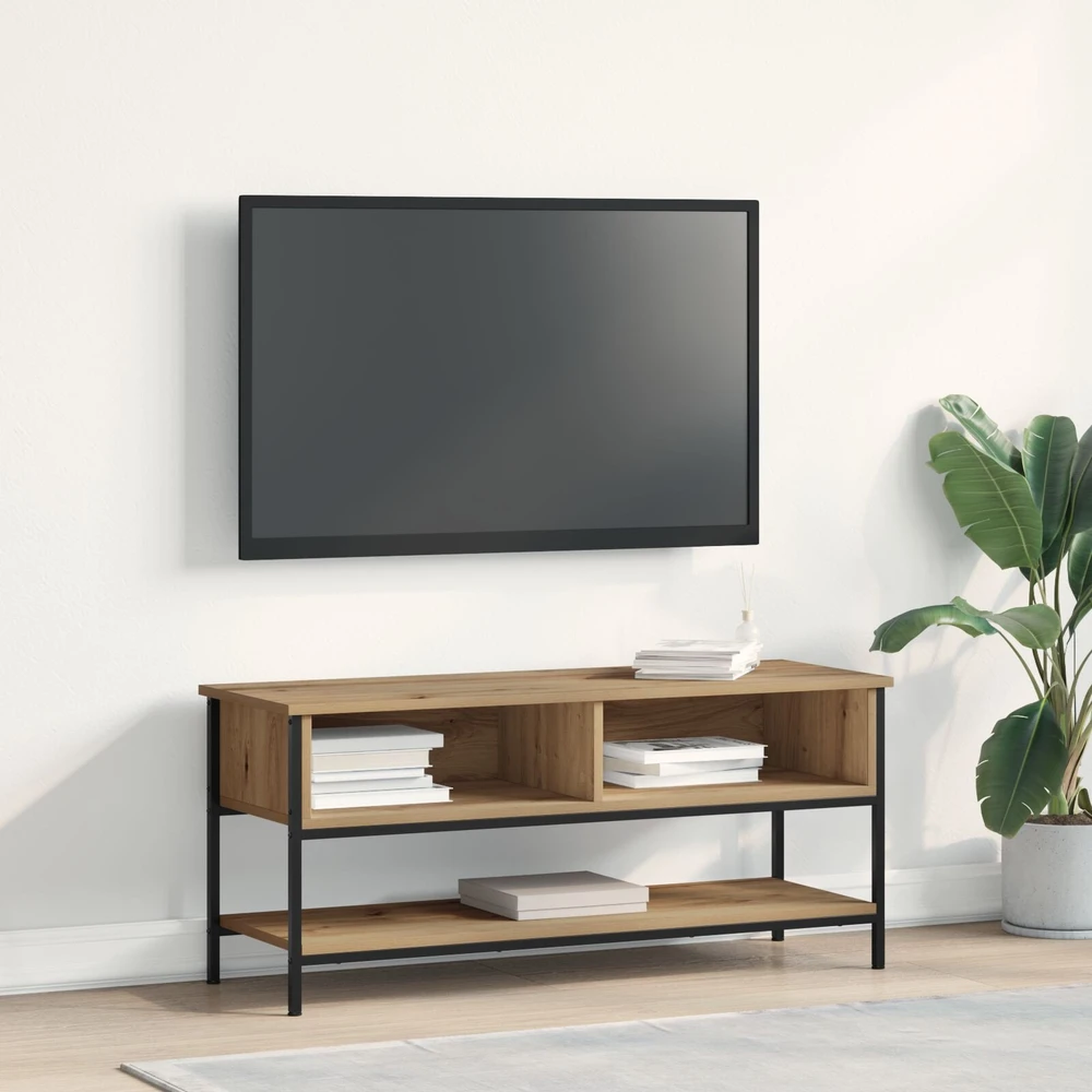 TV staliukas TV spintelių komplektas 100 x 35 x 45 cm Amatininkų ąžuolas